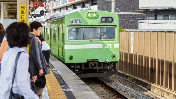 Jr Nara lijn in Kyoto — Stockfoto