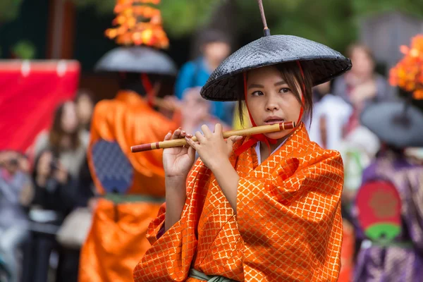 Jidai Matsuri Kyoto, Japonya — Stok fotoğraf