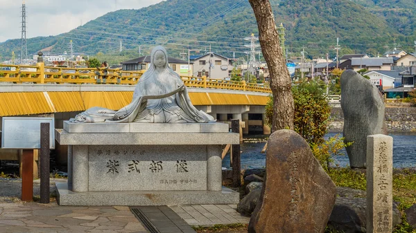 Μουρασάκι Σικίμπου άγαλμα στο Κυότο — Φωτογραφία Αρχείου