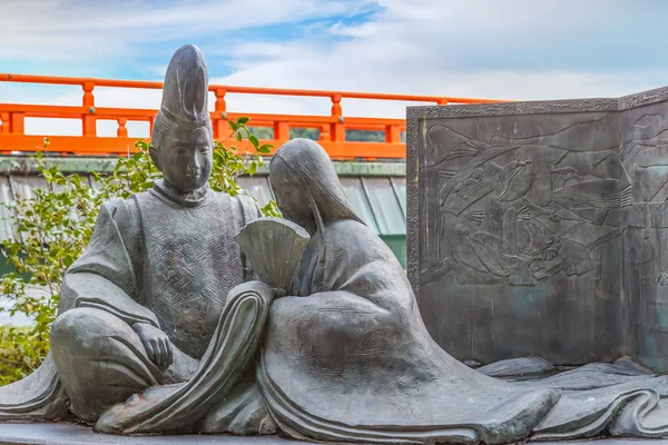 'Uji-Jujo' Monument in Kyoto — Stock Photo, Image