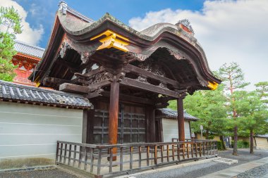 chokushimon (imparatorluk messenger kapısı) daitoku-ji Tapınağı kyoto, Japonya