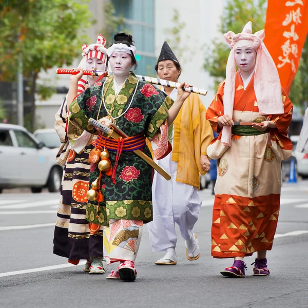 Дзидай Мацури в Киото — стоковое фото