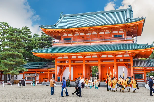 Santuario Heian Jingu en Kyoto, Japón —  Fotos de Stock