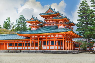 Heian jingu tapınak kyoto, Japonya