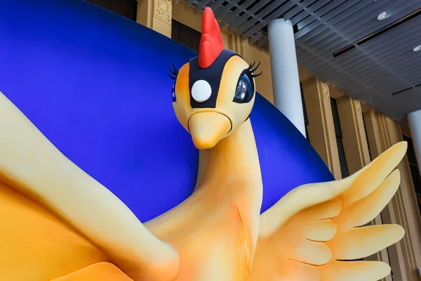 Phönix Kunstobjekt im Kyoto International Manga Museum — Stockfoto