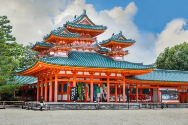 Heian jingu tapınak kyoto, Japonya