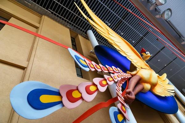 "Phoenix "kunstobject in Kyoto International manga Museum — Stockfoto