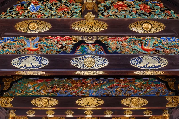 Detail on the Gate of Nijo Castle in Kyoto, Japan — Zdjęcie stockowe