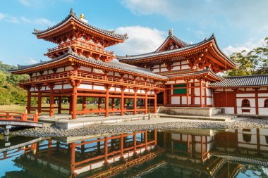 Phoenix Byodo Hall içinde tapınakta Kyoto, Japonya