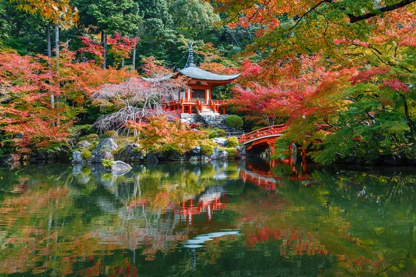 Início do Outono no Templo Daigoji em Kyoto, Japão — Fotografia de Stock