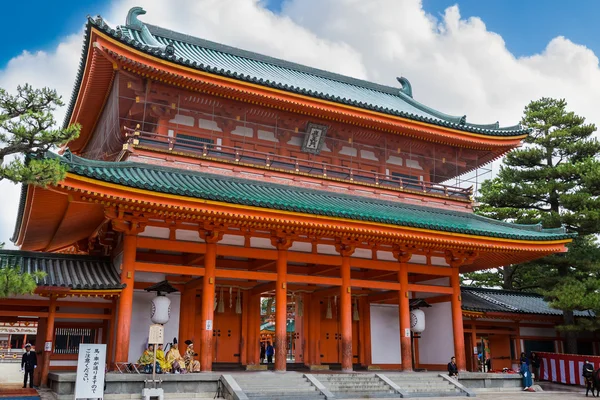 Jidai Matsuri au sanctuaire Heian-jingu à Kyoto — Photo