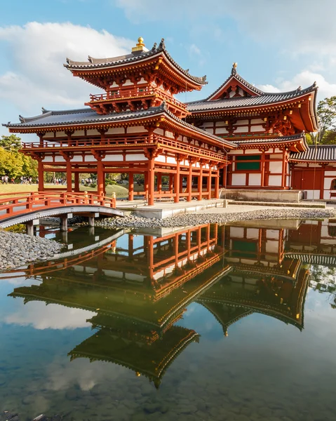 De Phoenix Hall van Byodo-in tempel in Kyoto, Japan — Stockfoto