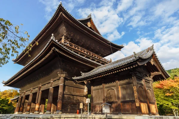 Sanmon πύλη στο ναό Nanzen-ji στο Κιότο της Ιαπωνίας — Φωτογραφία Αρχείου