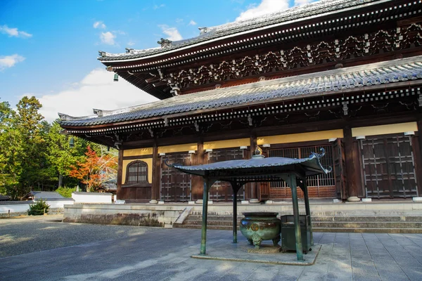 Dharma-Halle (hatto) im Nanzen-ji-Tempel in Kyoto, Japan — Stockfoto