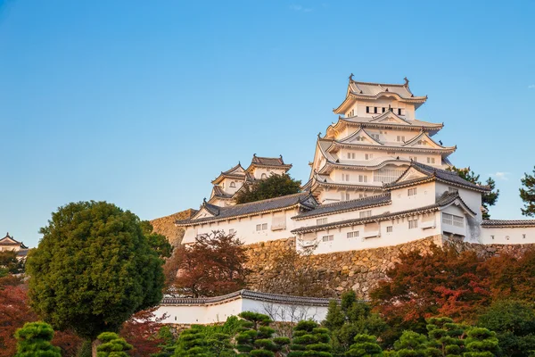 Hrad Himedži v prefektuře Hyogo v Japonsku — Stock fotografie