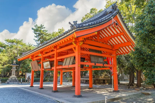 Большой храм Сумиёси (Сумиёси-тайша) в Осаке — стоковое фото