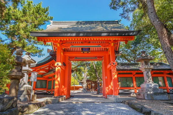 Sumiyoshi Grand Shrine (Sumiyoshi-taisha) v Ósace — Stock fotografie