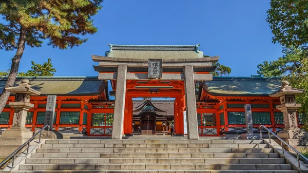 Великий храм Сумійосі (Sumiyoshi-taisha) в Осаці. — стокове фото