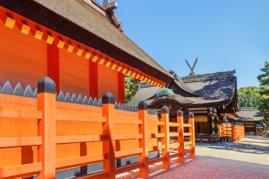 Sumiyoshi Büyük Tapınağı (Sumiyoshi-taisha) Osaka 'da
