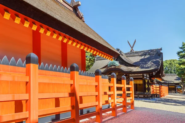 Sumiyoshi großer Schrein (sumiyoshi-taisha) in osaka — Stockfoto