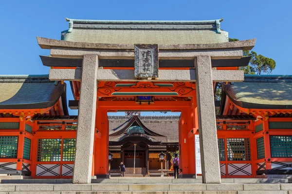 Sumiyoshi Grande Santuário (Sumiyoshi-taisha) em Osaka — Fotografia de Stock