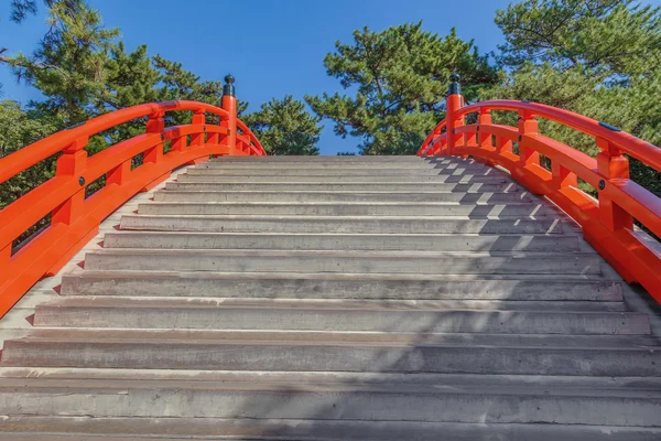 Taiko Bashi no Sumiyoshi Grand Shrine em Osaka, Japão — Fotografia de Stock