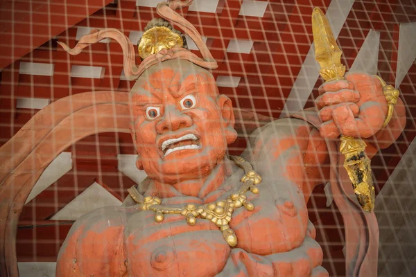 Nio (welwillende koningen) Shitennoji tempel in Osaka, Japan — Stockfoto