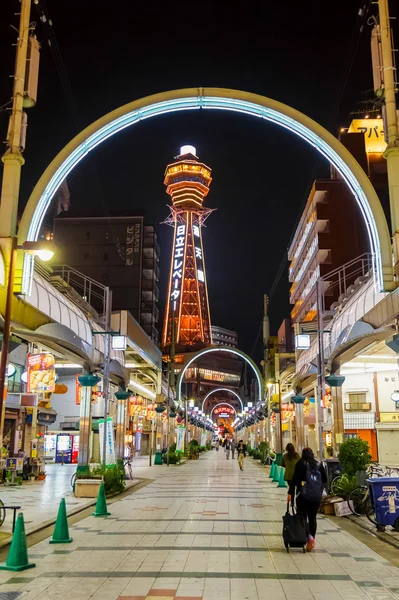 Torre Tsutenkaku en Osaka — Foto de Stock