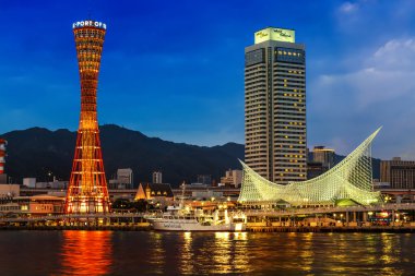Bağlantı noktası Kobe ile Japonya'nın Kobe