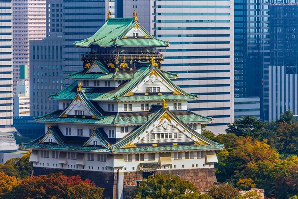 Kasteel Osaka in osaka, japan — Stockfoto