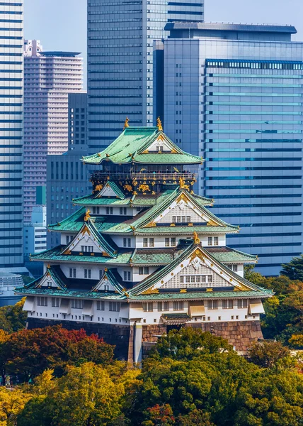 Kasteel Osaka in osaka, japan — Stockfoto