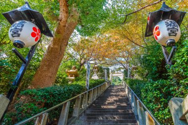 Kitano Tenmangu tapınak Kobe, Japonya