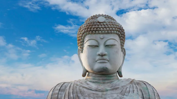 Il Grande Buddha di Hyogo al Tempio Nofukuji a Kobe, Giappone — Foto Stock