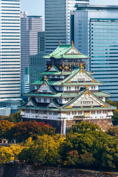 Kasteel Osaka in osaka, japan — Stockfoto