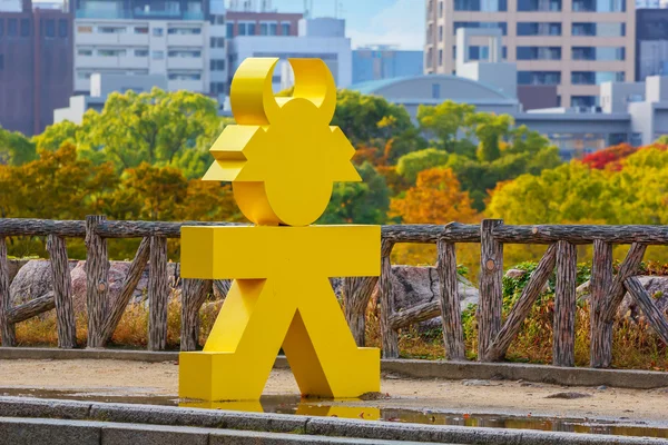 Tokugawa Ieyasu symbool in Osaka — Stockfoto