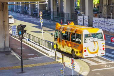Japanese School Bus in Osaka