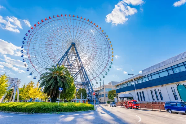 Ruota panoramica Tempozan a Osaka — Foto Stock