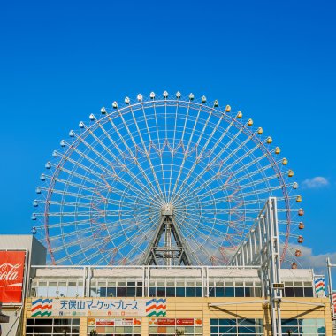 Tempozan dönme dolap Osaka