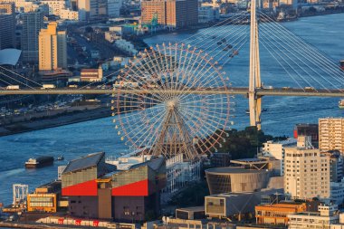 Japonya'nın Osaka Osaka Bay