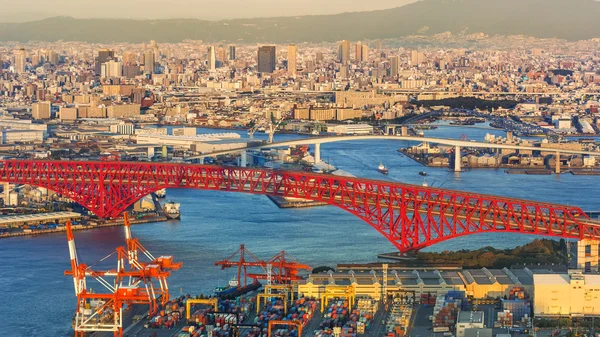 Japonya'nın Osaka Osaka Bay — Stok fotoğraf