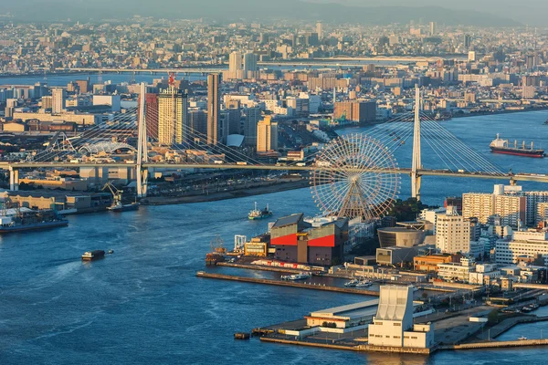 Japonya'nın Osaka Osaka Bay — Stok fotoğraf