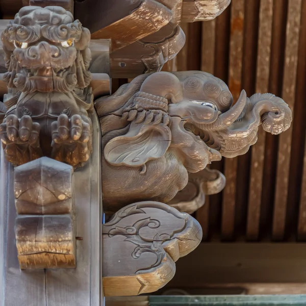 Detalle de la Puerta del Templo Henjoko-in en Koyasan (Mt. Koya) en Wakayama —  Fotos de Stock