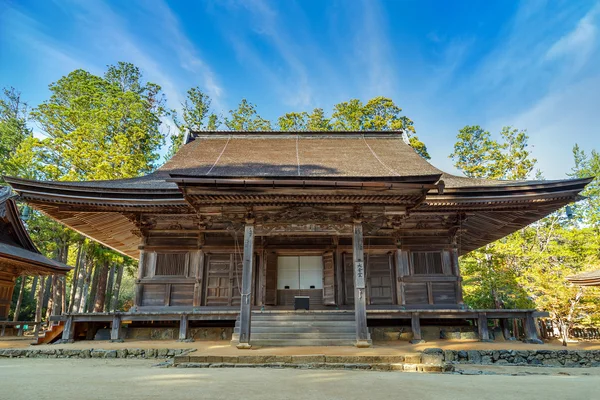 Fudo-do sál v chrámu Danjo Garan v oblasti Koyasan ve Wakayamě, Japonsko — Stock fotografie