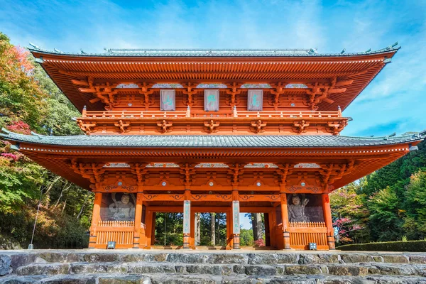 Daimon πύλη, την αρχαία κύρια είσοδο στην koyasan (mt. koya) σε wakayama — Φωτογραφία Αρχείου