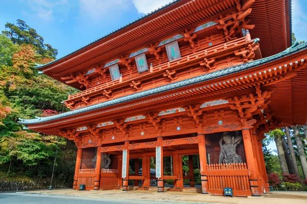 Porta Daimon, l'antica entrata principale di Koyasan (Mt. Koya) a Wakayama — Foto Stock