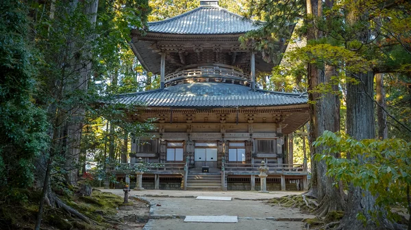 Saito (Δυτική Στούπα) στο ναό Garan Danjo στην περιοχή Koyasan στην Wakayama, Ιαπωνία — Φωτογραφία Αρχείου