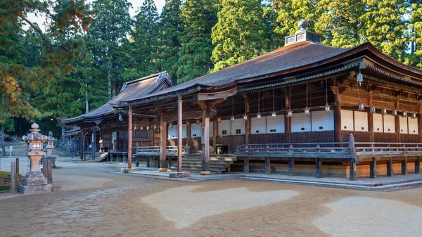 Danjo garan świątyni w obszarze koyasan w wakayama, Japonia — Zdjęcie stockowe