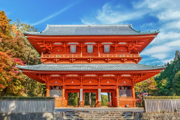 Daimon kapısı, wakayama (mt. koya) koyasan eski ana girişi — Stok fotoğraf