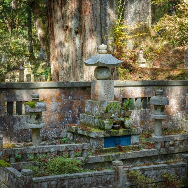 Okunoin Tapınağı, Wakayama, Japonya (Mt. Koya) Koyasan mezarlık bulunduðu
