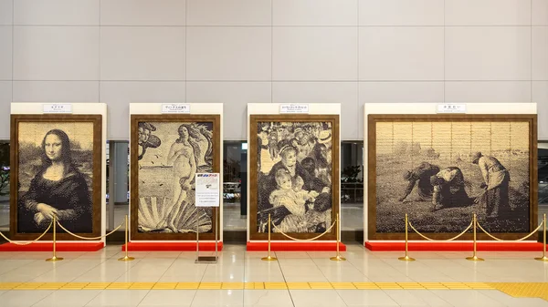 Reproducción de pintura famosa en Osaka — Foto de Stock